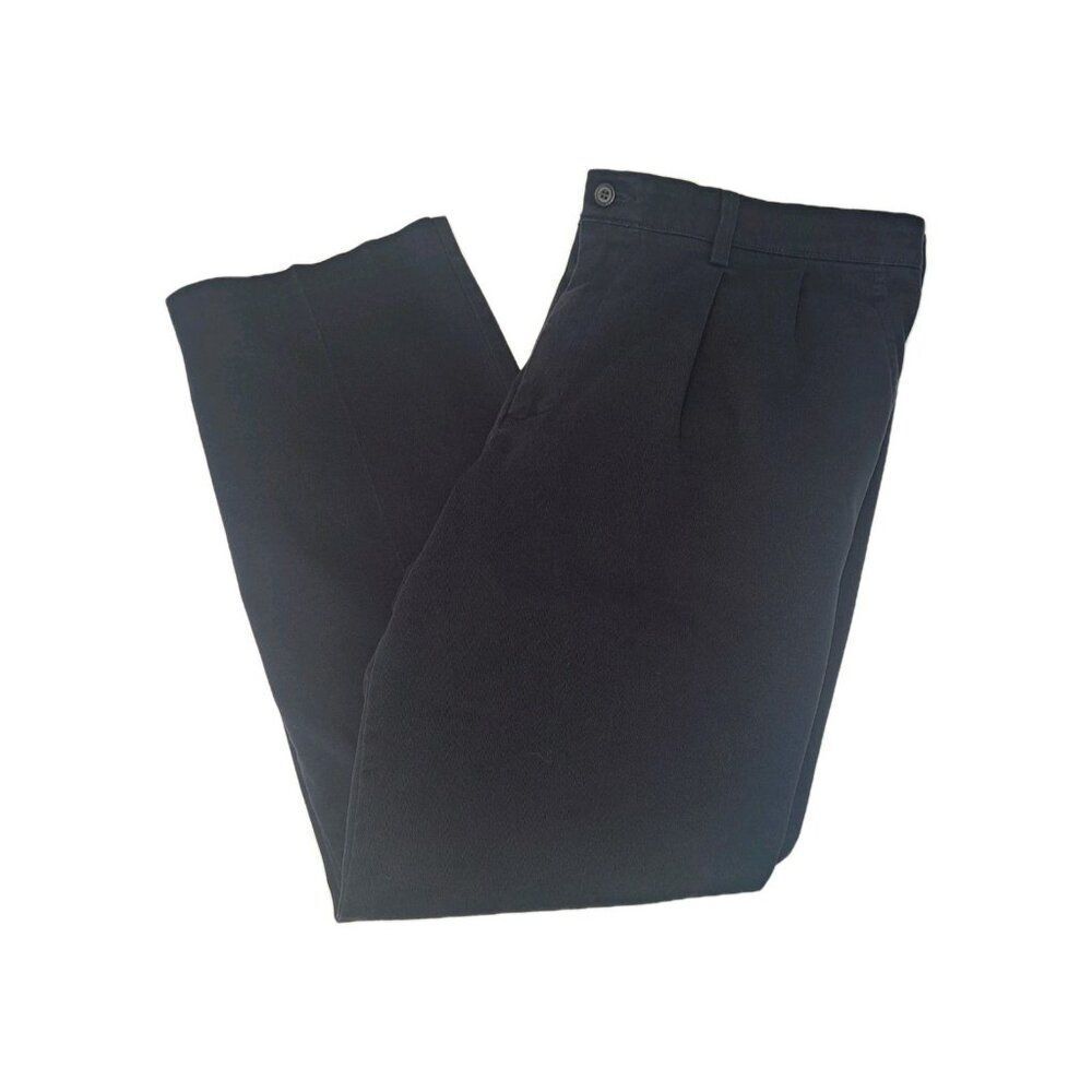 Dockers Mens Black Pants Size 40x32 Dress Pants Classic Fit